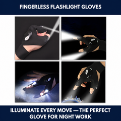 Fingerless Flashlight Gloves view 9
