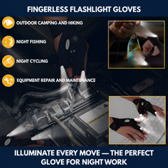 Fingerless Flashlight Gloves view 4
