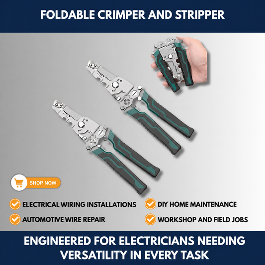 Foldable Crimper And Stripper