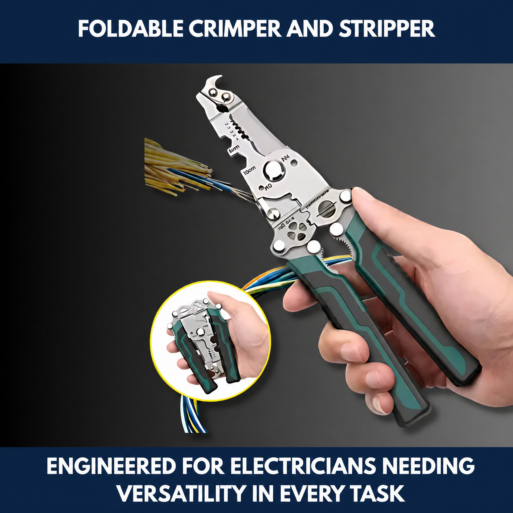 Foldable Crimper And Stripper