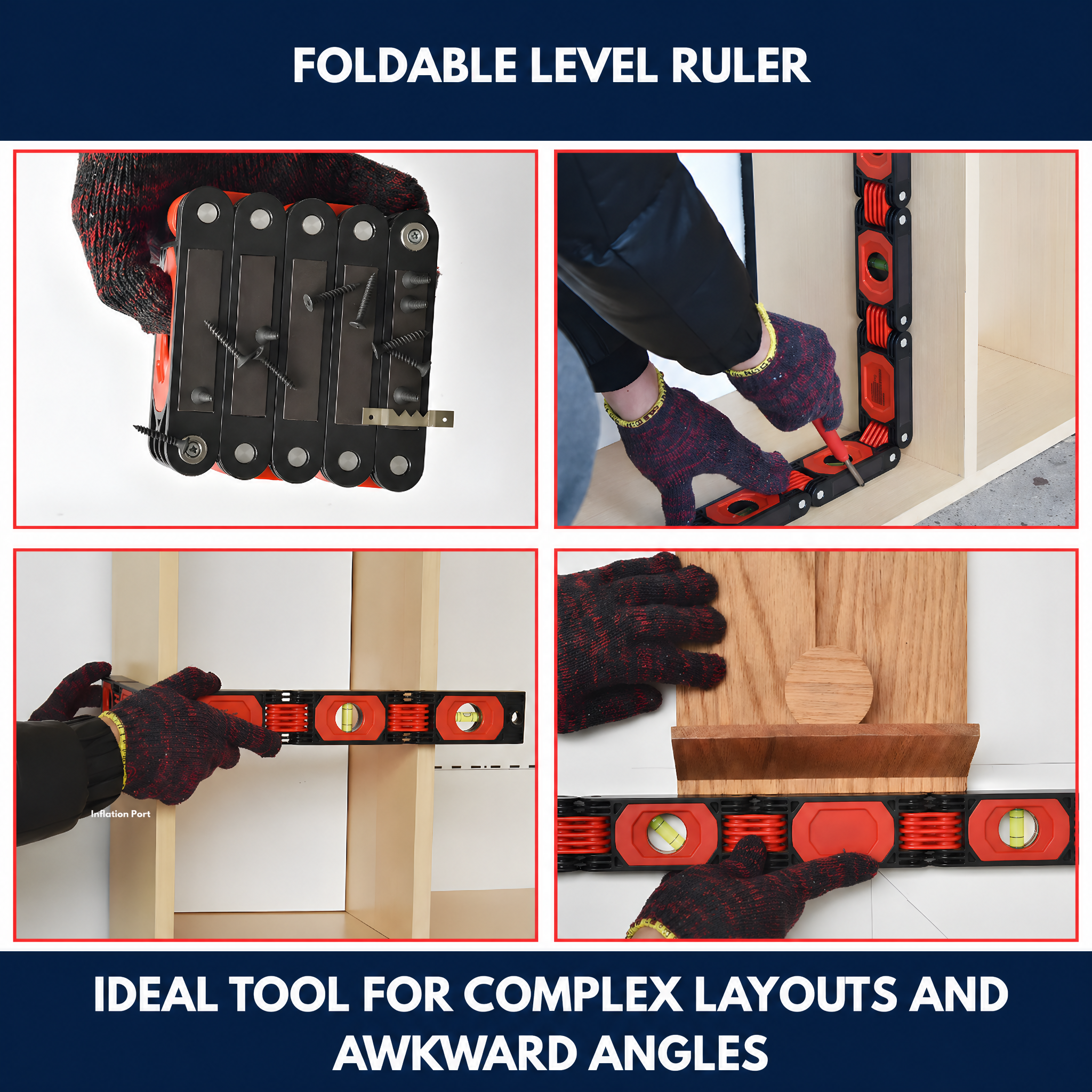 Foldable Level Ruler