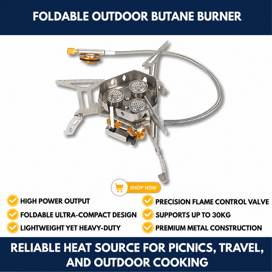 Foldable Outdoor Butane Burner