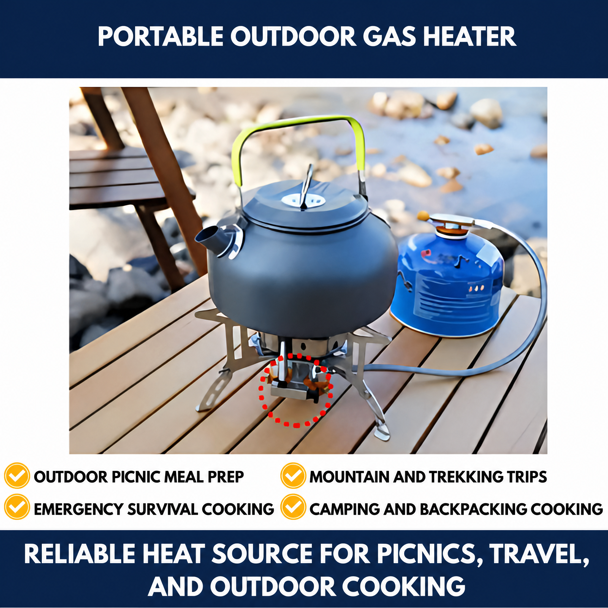 Foldable Outdoor Butane Burner