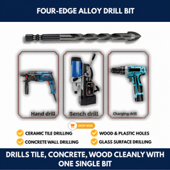Four-Edge Alloy Drill Bit view 4