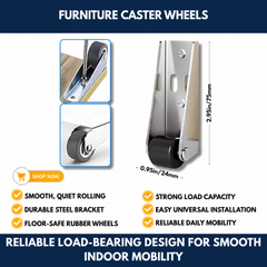 Furniture Caster Wheels view 3