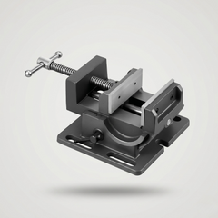 0-90° Tilting Angle Drill Press Vise — Heavy-Duty Cast Iron Bench Clamp with Precision Angle Scale view 5