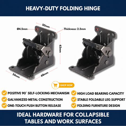 Heavy-Duty Folding Hinge