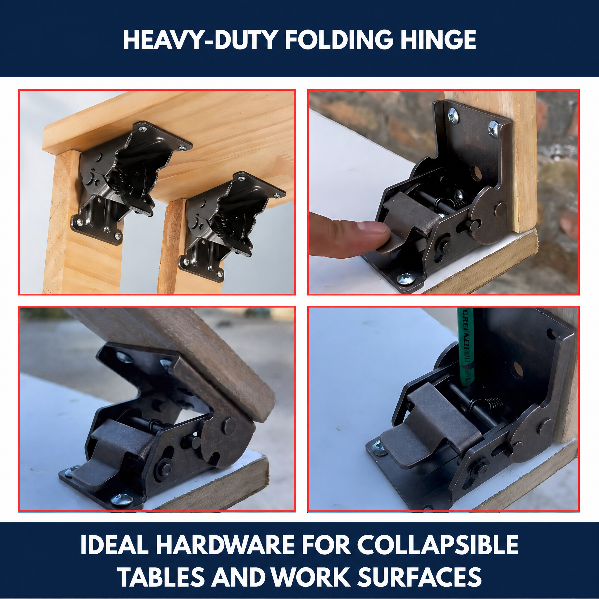 Heavy-Duty Folding Hinge