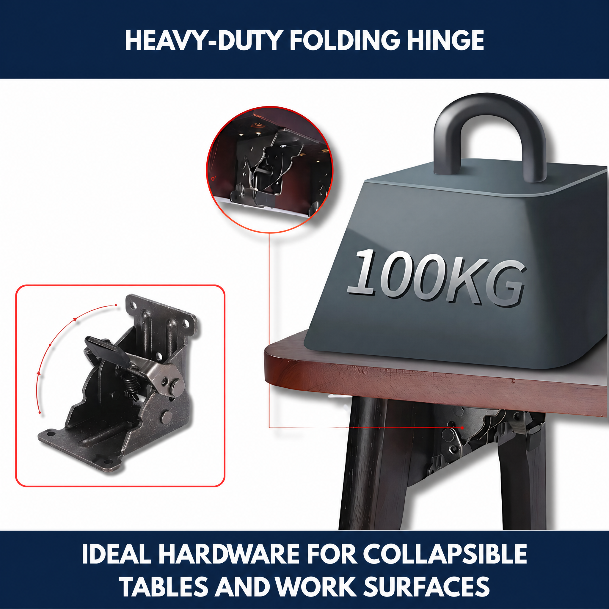 Heavy-Duty Folding Hinge