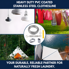 Heavy Duty PVC Coated Stainless Steel Clothesline view 4