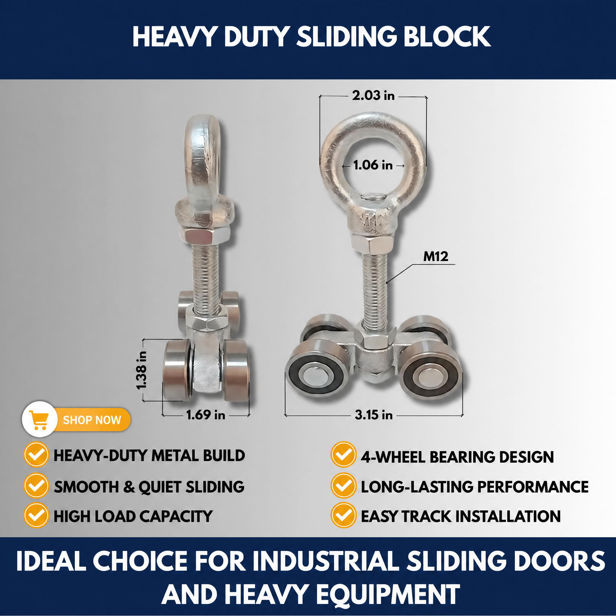 Heavy Duty Sliding Block
