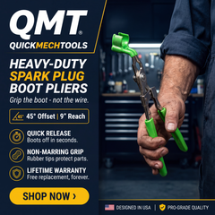 QuickMech™ Heavy-Duty Spark Plug Boot Pliers, 45° Offset view 4