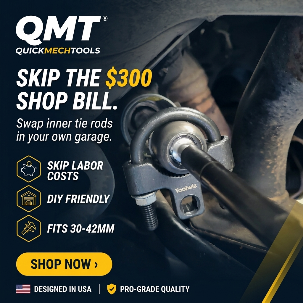DIY inner tie rod replacement tool that skips the shop labor bill - QuickMechTools
