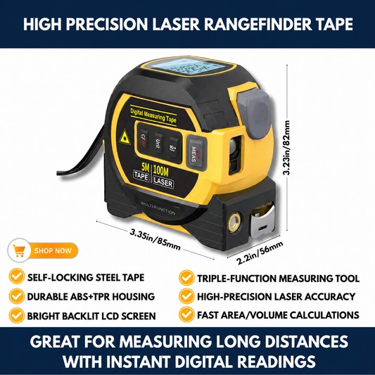 High Precision Laser Rangefinder Tape