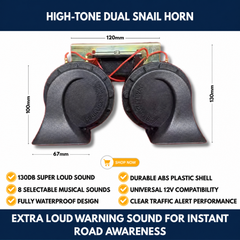 High-Tone Dual Snail Horn view 2