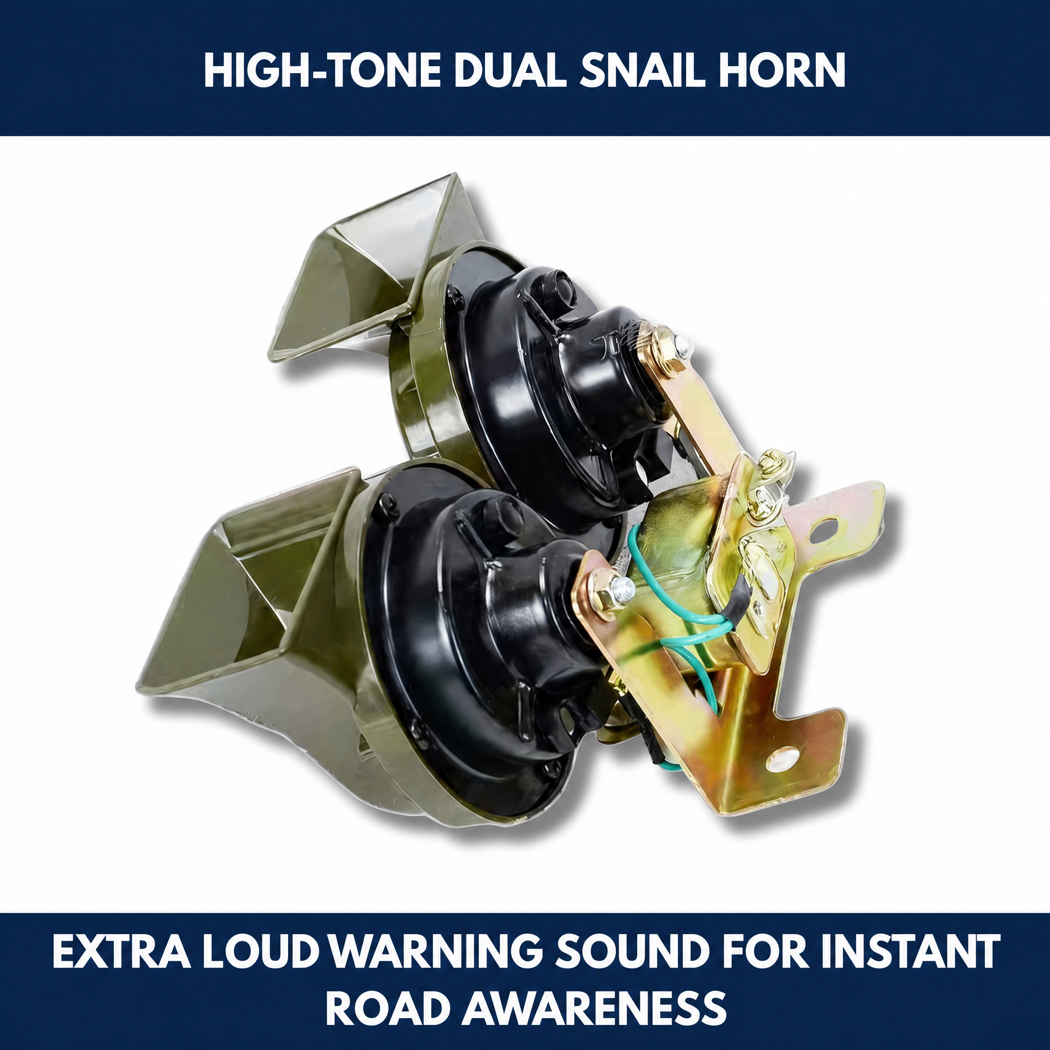 High-Tone Dual Snail Horn