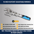 10-Inch Ratchet Adjustable Wrench