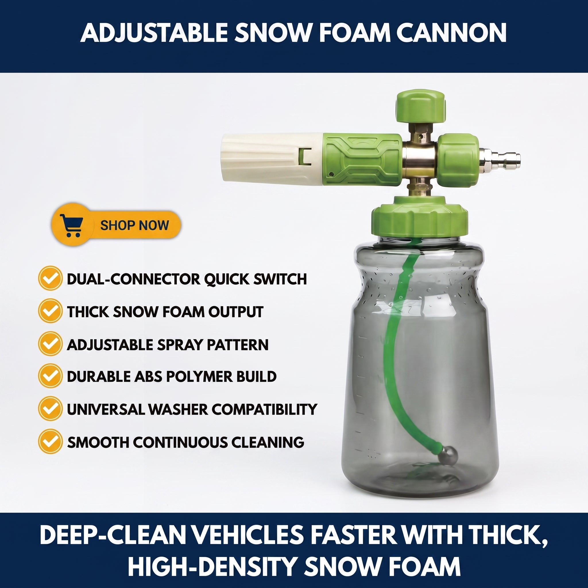 Adjustable Snow Foam Cannon — QMT