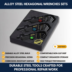 Alloy Steel Hexagonal Wrenches Sets view 2