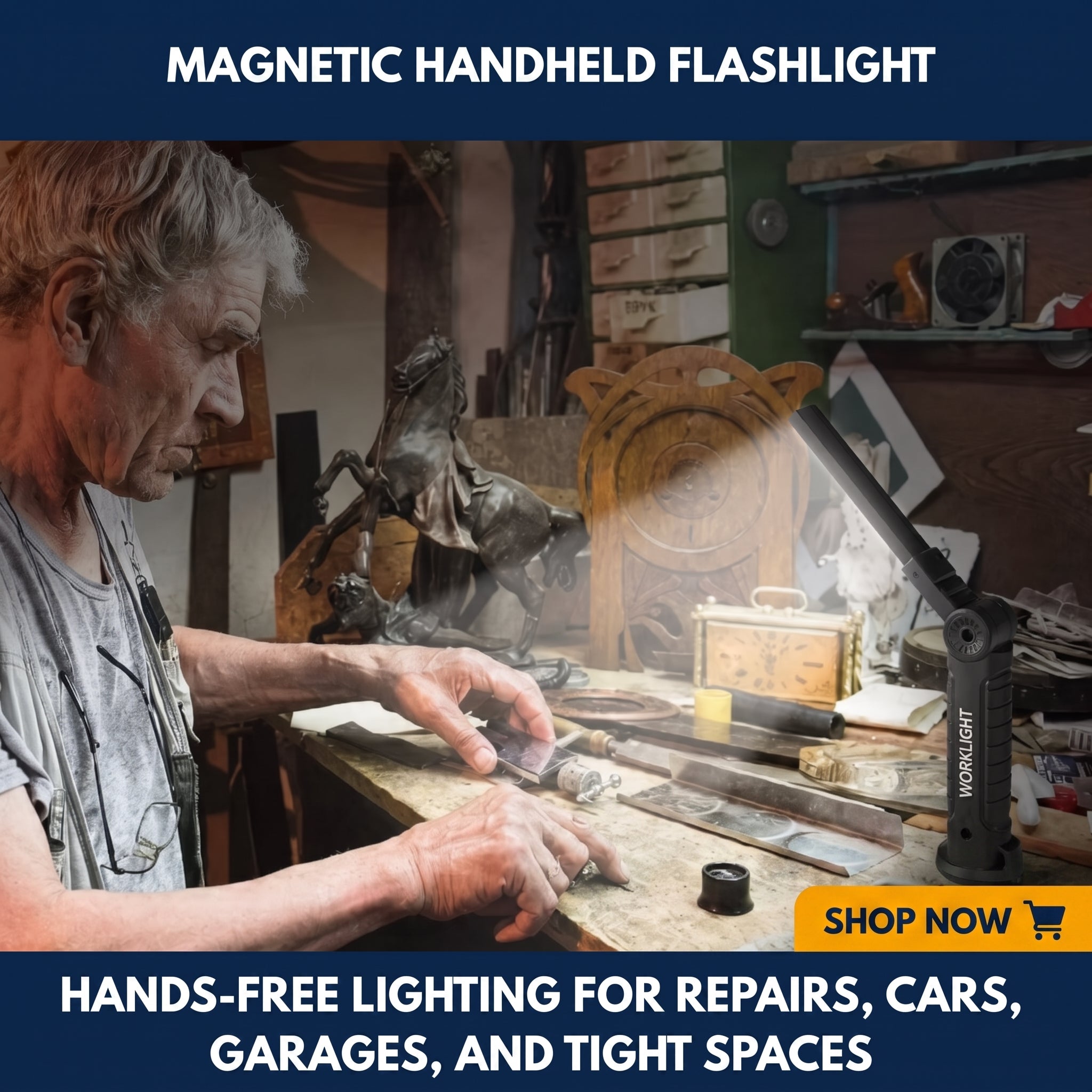 Magnetic Handheld Flashlight — QMT