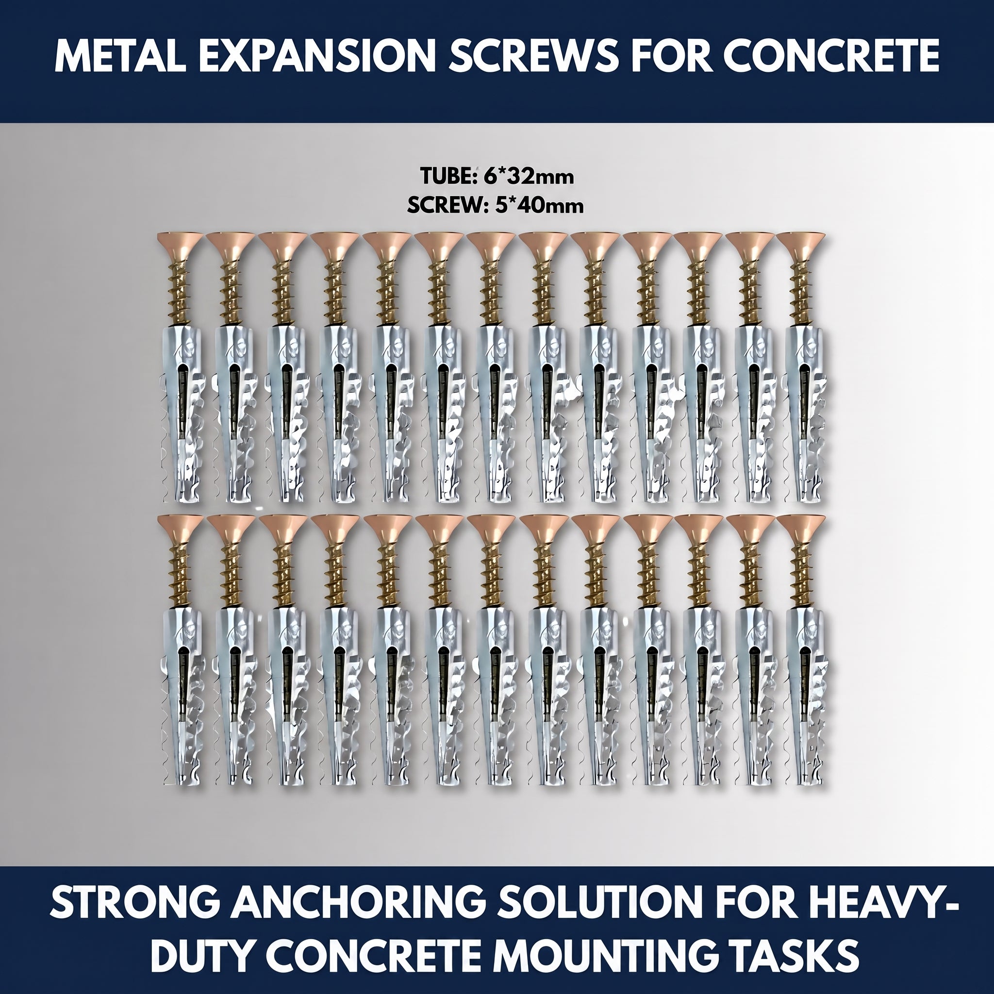 Metal Expansion Screws For Concrete — QMT