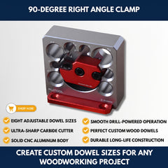Adjustable Wood Dowel Maker view 2