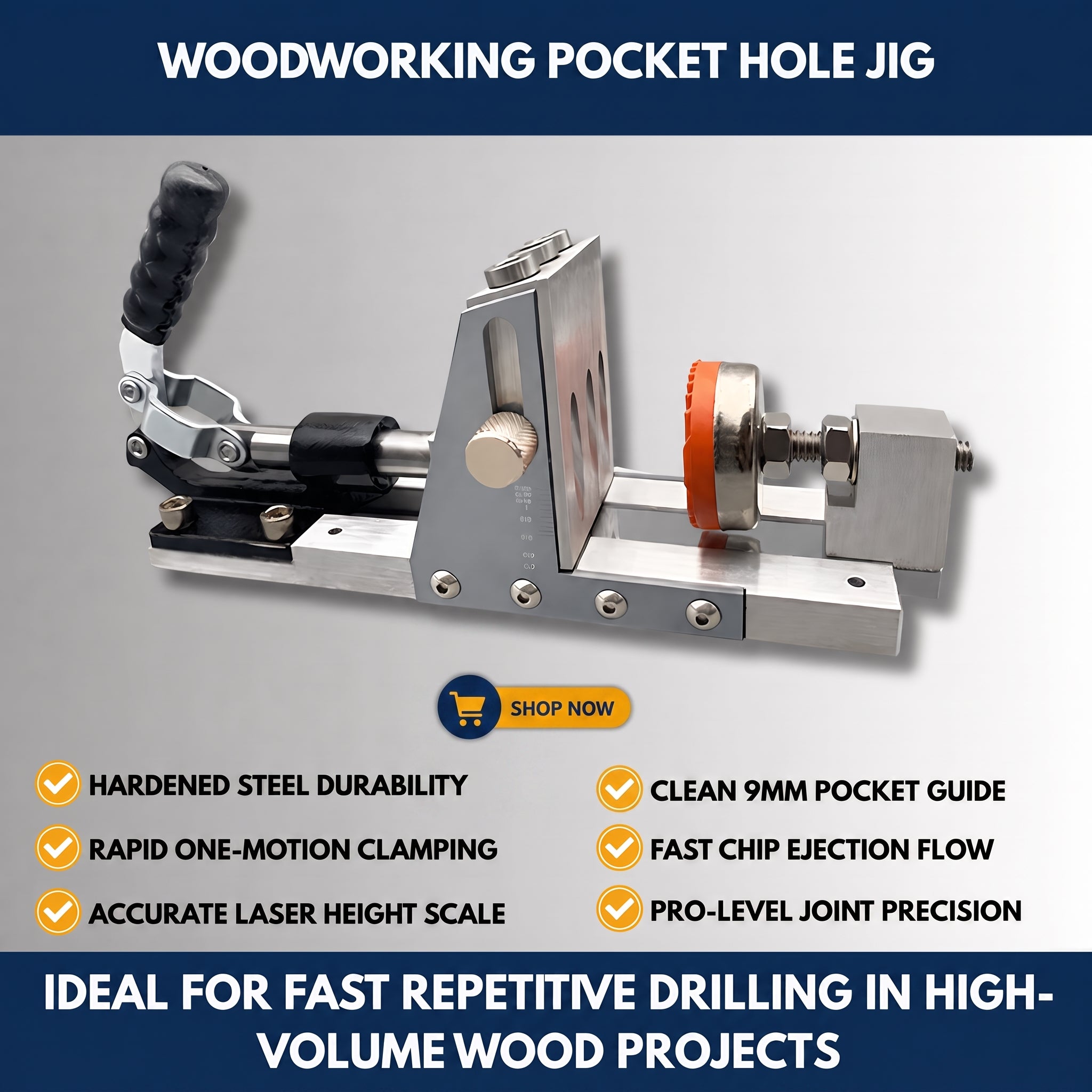 Woodworking Pocket Hole Jig — QMT