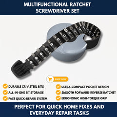 Multifunctional Ratchet Screwdriver Set view 2