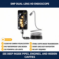5MP Dual-Lens HD Endoscope view 2