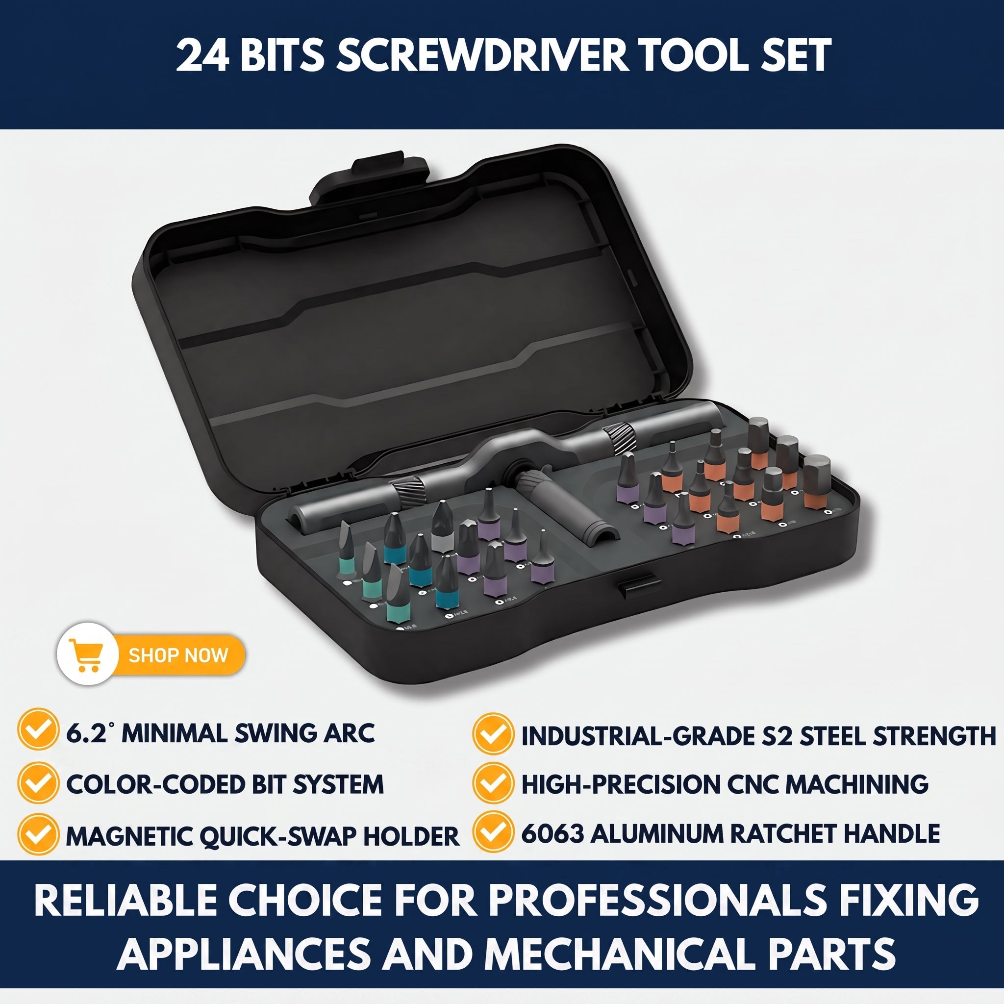 24 Bits Screwdriver Tool Set — QMT