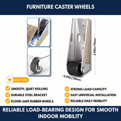 Furniture Caster Wheels view 2