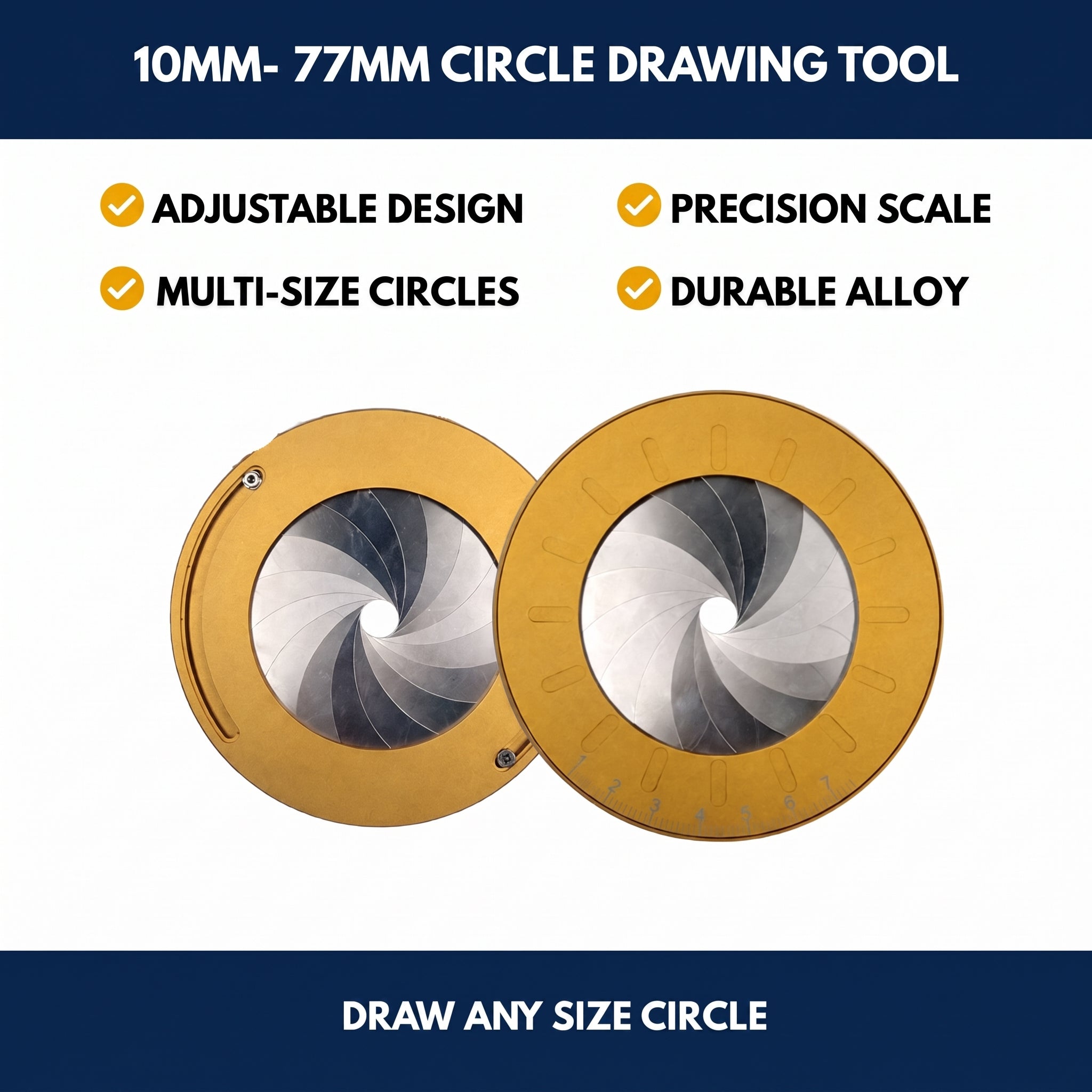 10mm- 77mm Circle Drawing Tool — QMT