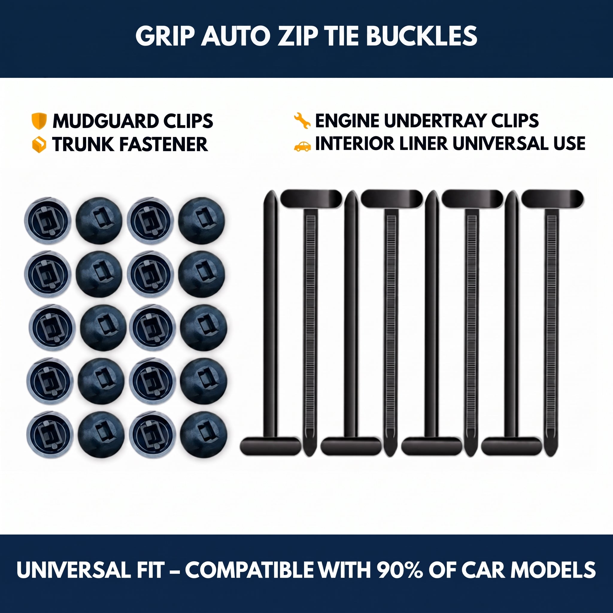 Grip Auto Zip Tie Buckles — QMT