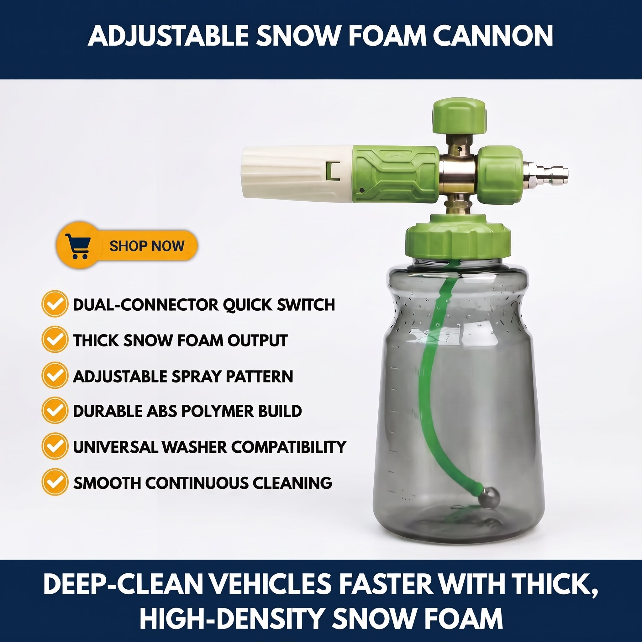 Adjustable Snow Foam Cannon — QMT