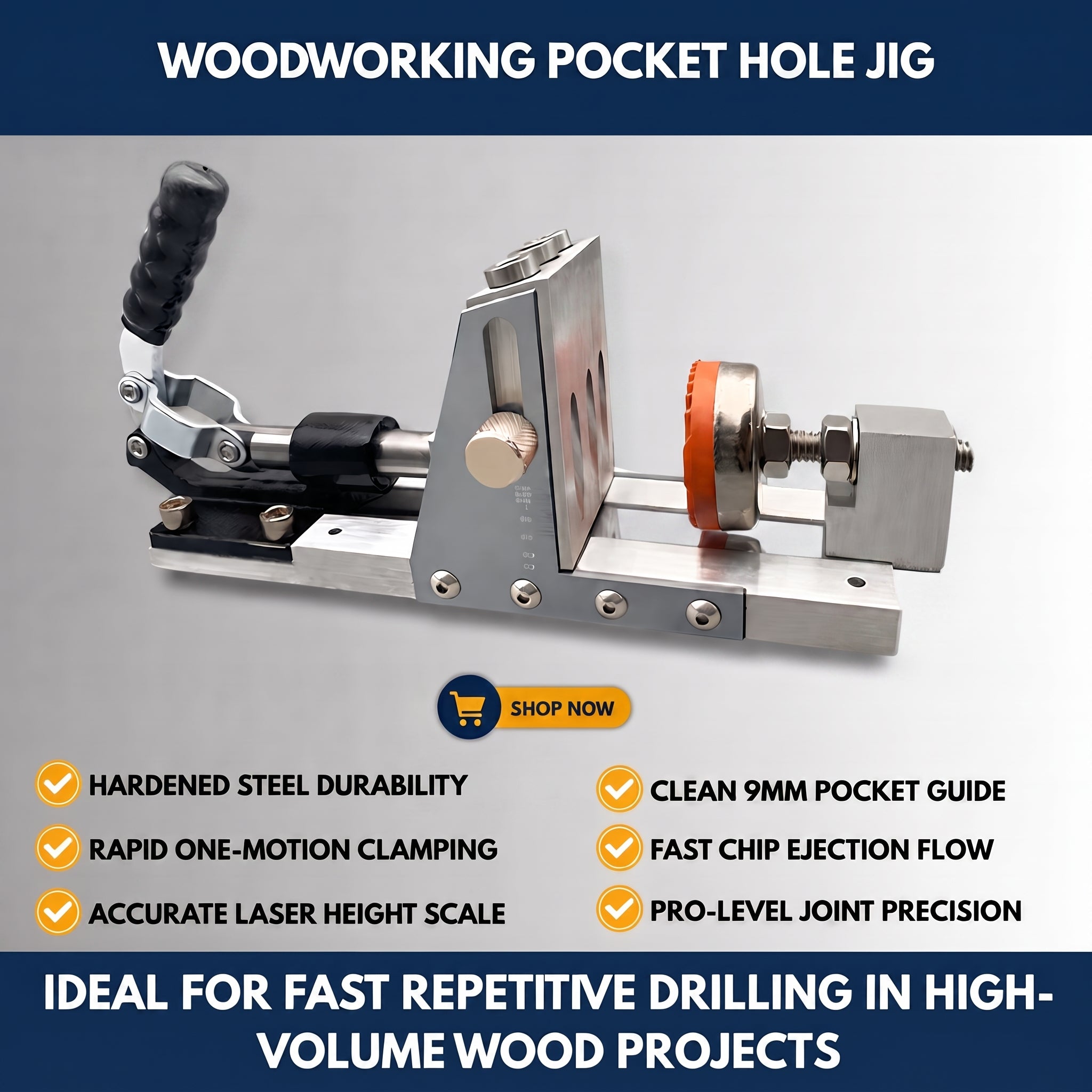Woodworking Pocket Hole Jig — QMT