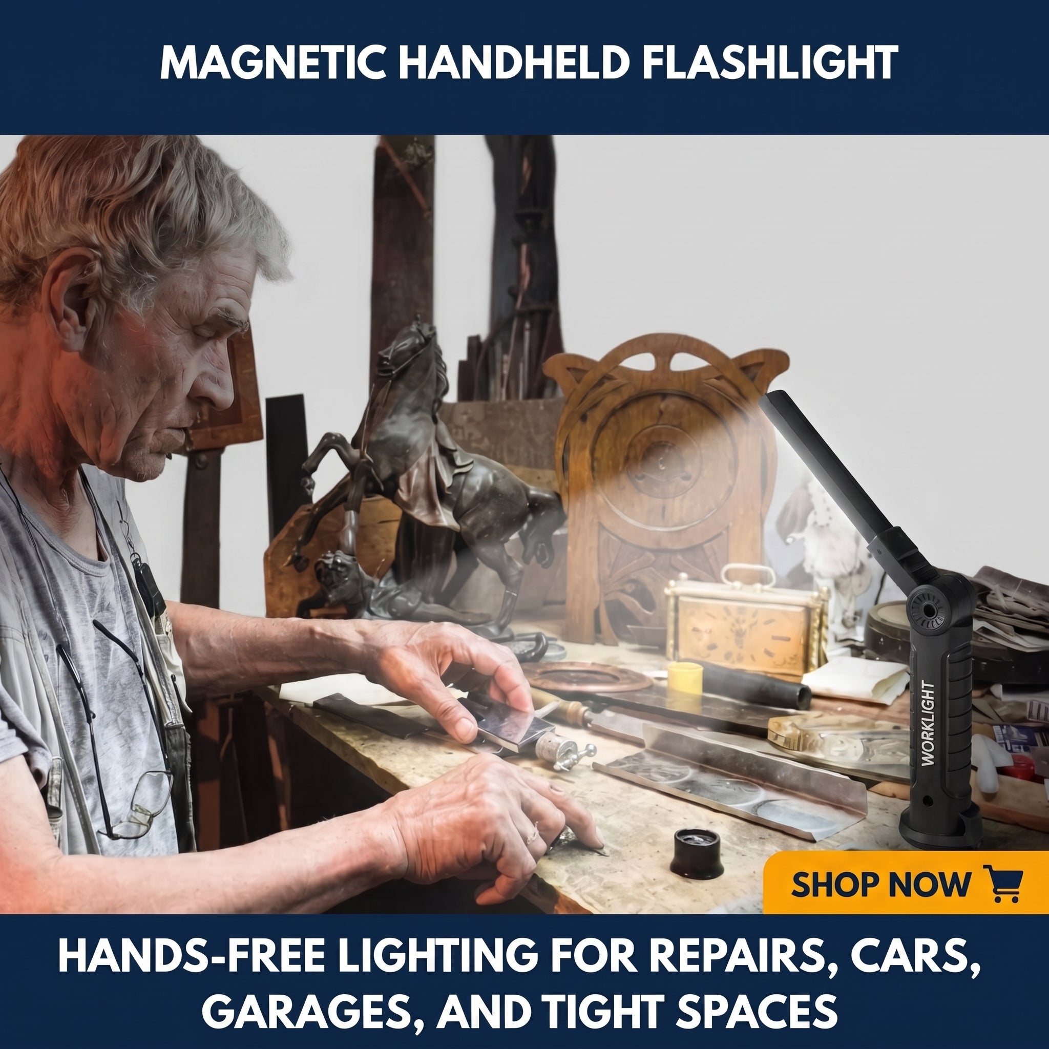 Magnetic Handheld Flashlight — QMT