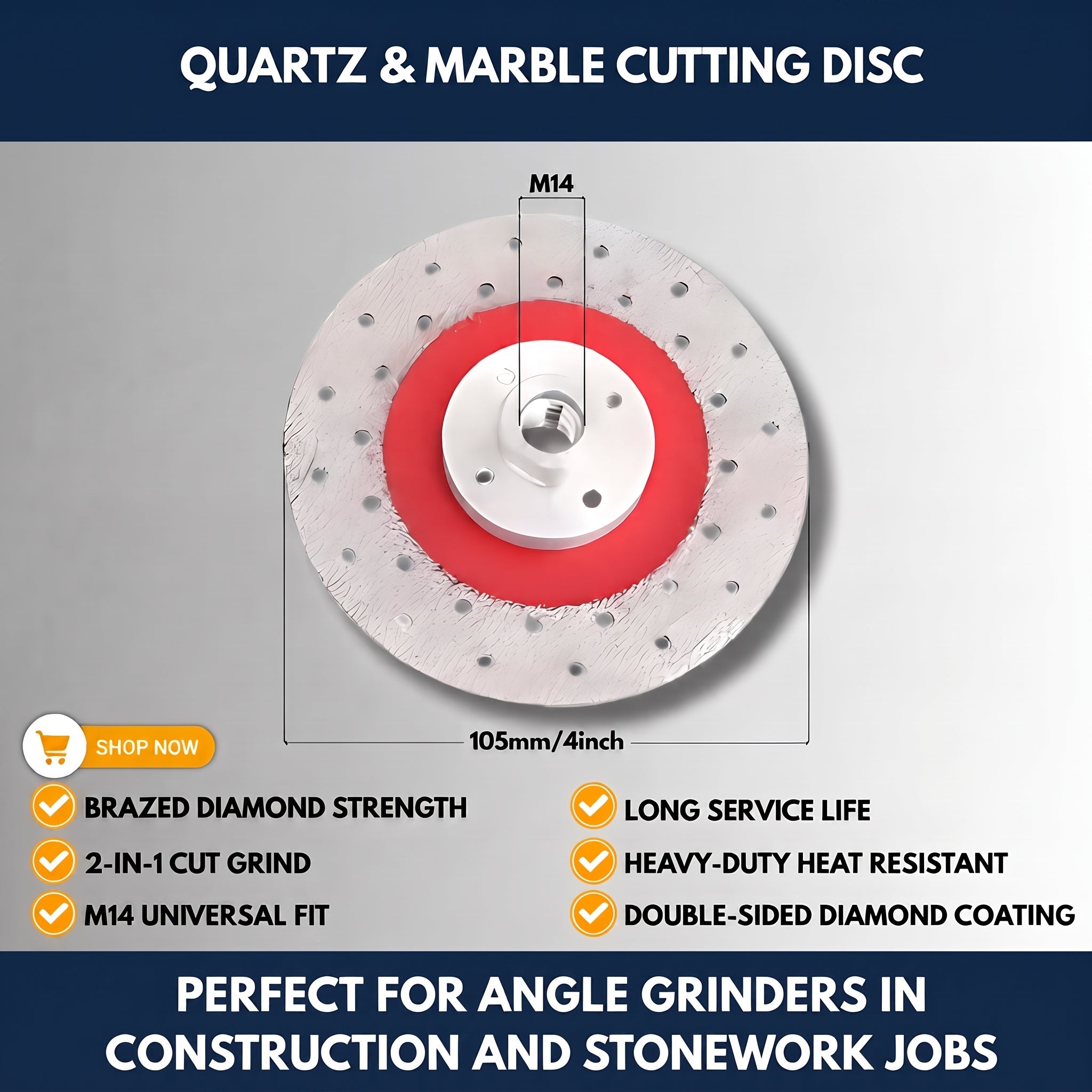 Quartz & Marble Cutting Disc — QMT
