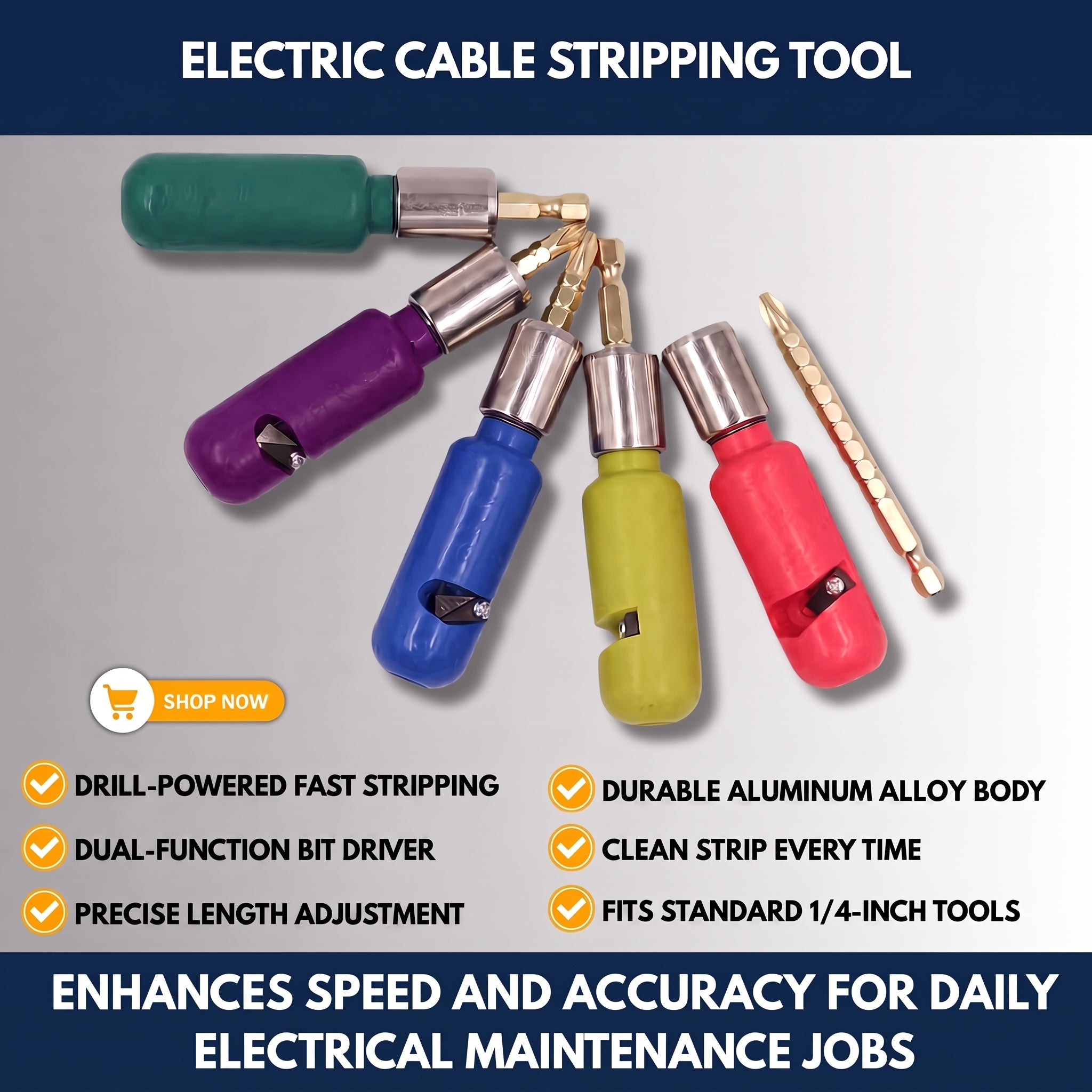 Electric Cable Stripping Tool — QMT