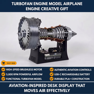 Turbofan Engine Model Airplane Engine Creative Gift