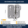 304 Stainless Steel Latch Lock