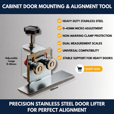 Cabinet Door Mounting & Alignment Tool