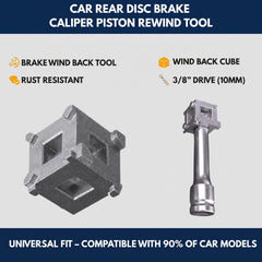 Car Rear Disc Brake Caliper Piston Rewind Tool view 1