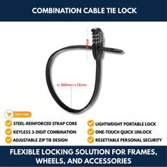Combination Cable Tie Lock view 1