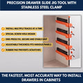 Cabinet Rail Positioning & Drilling Guide