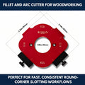 Fillet And Arc Cutter For Woodworking