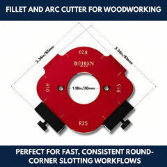 Fillet And Arc Cutter For Woodworking view 1