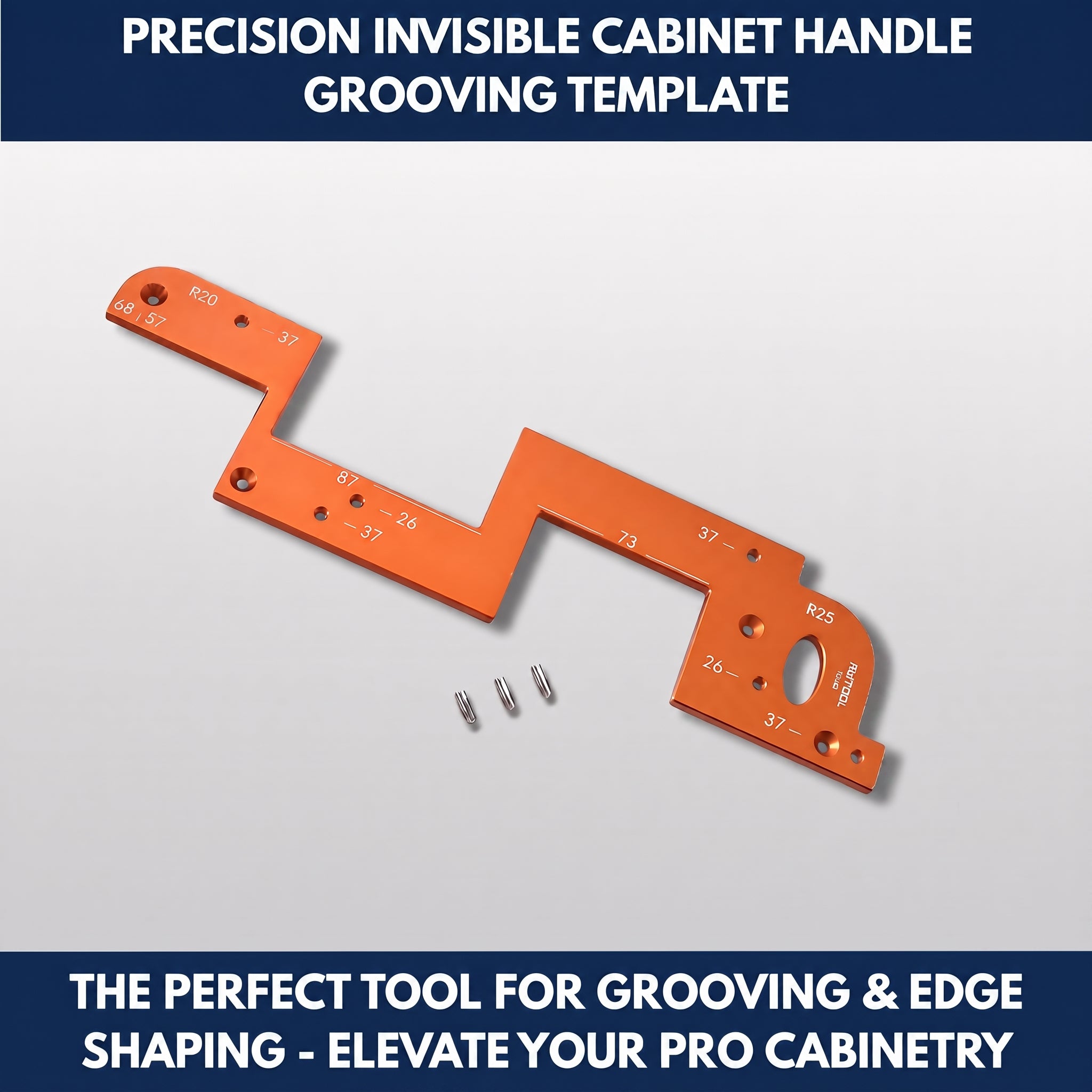 Precision Invisible Cabinet Handle Grooving Template — QMT