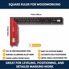 Square Ruler For Woodworking view 1