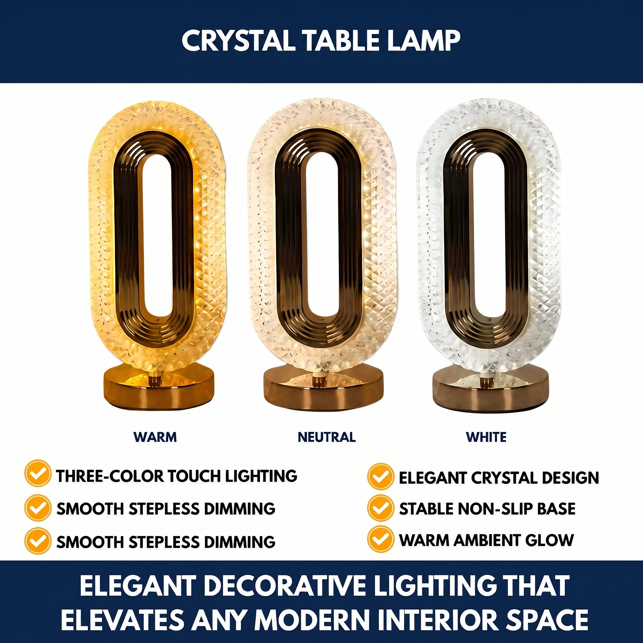 Crystal Table Lamp — QMT