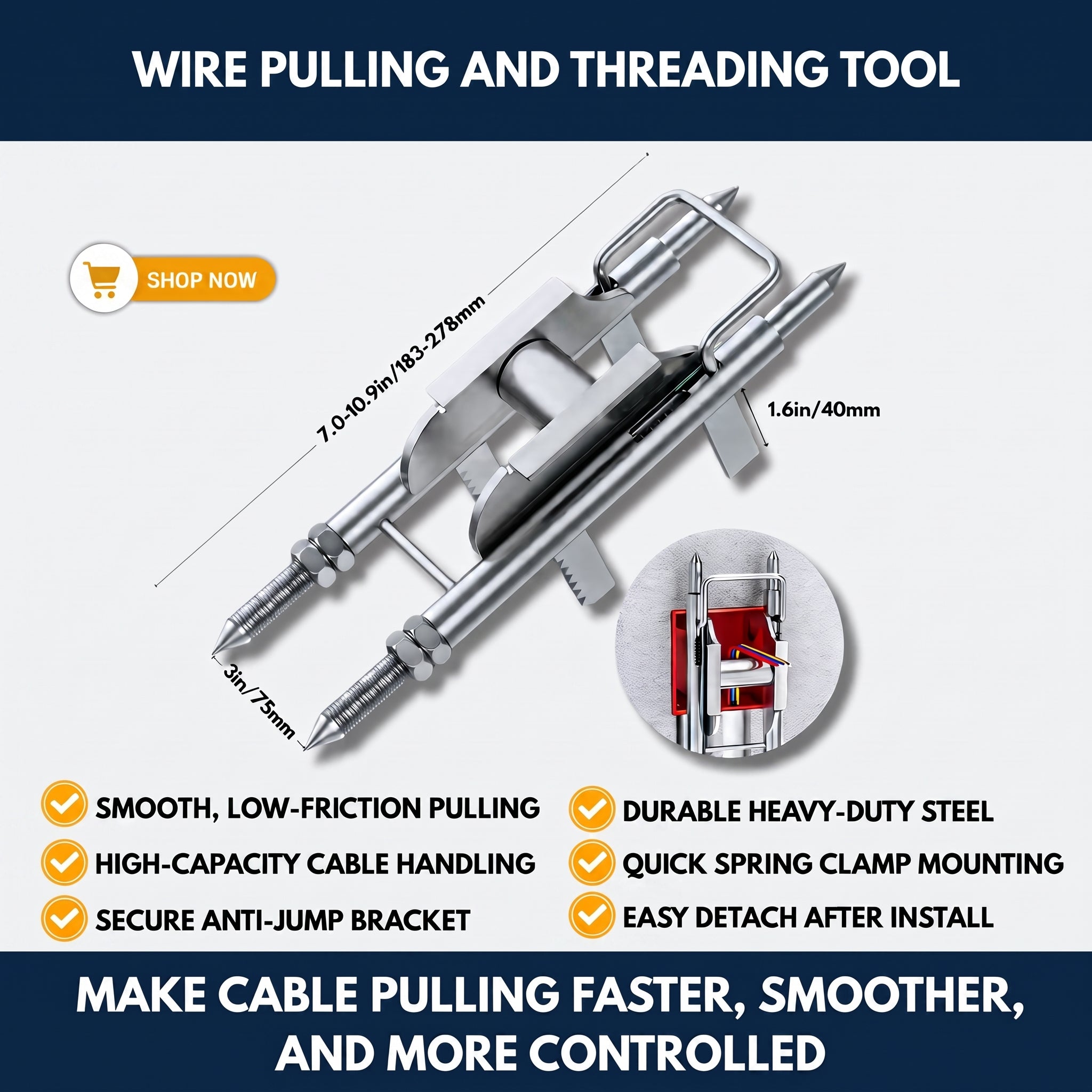 Wire Pulling And Threading Tool — QMT